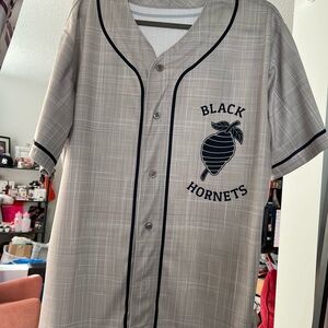 Wilson Gray and Black Men's Jersey